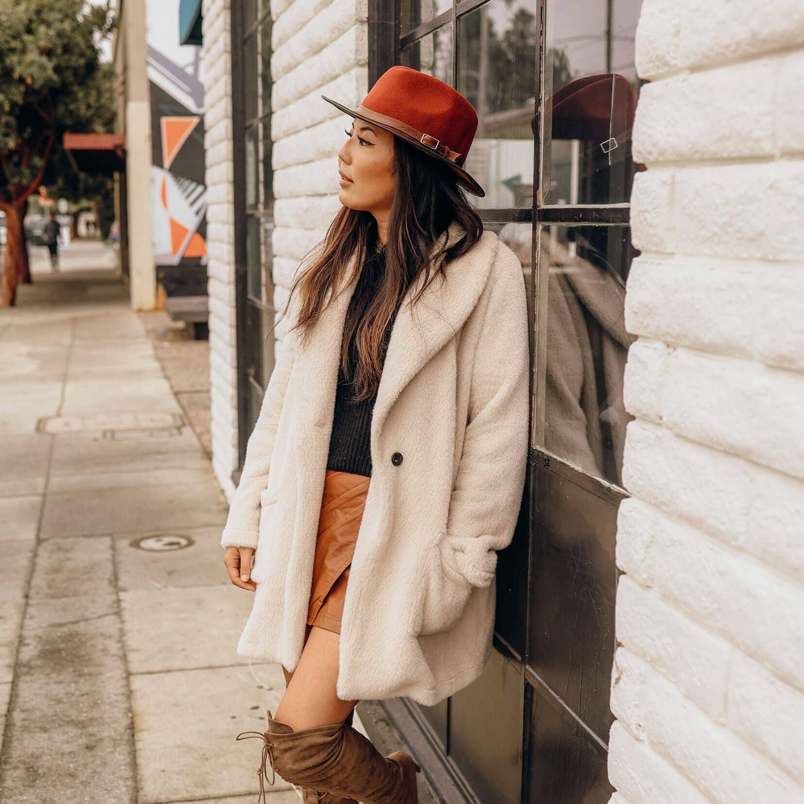 American Hat Makers - Wool Felt Leather Outdoor Fedora Style - Summit