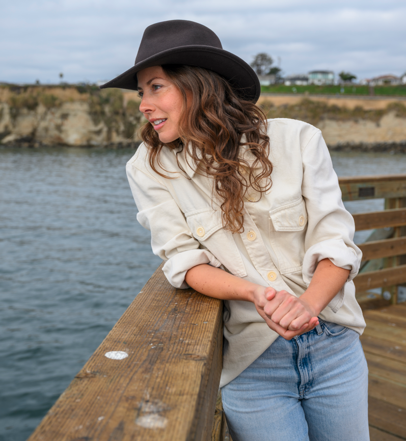 American Hat Makers - Crushable Wool Felt Outback Hat - Style Pathfinder