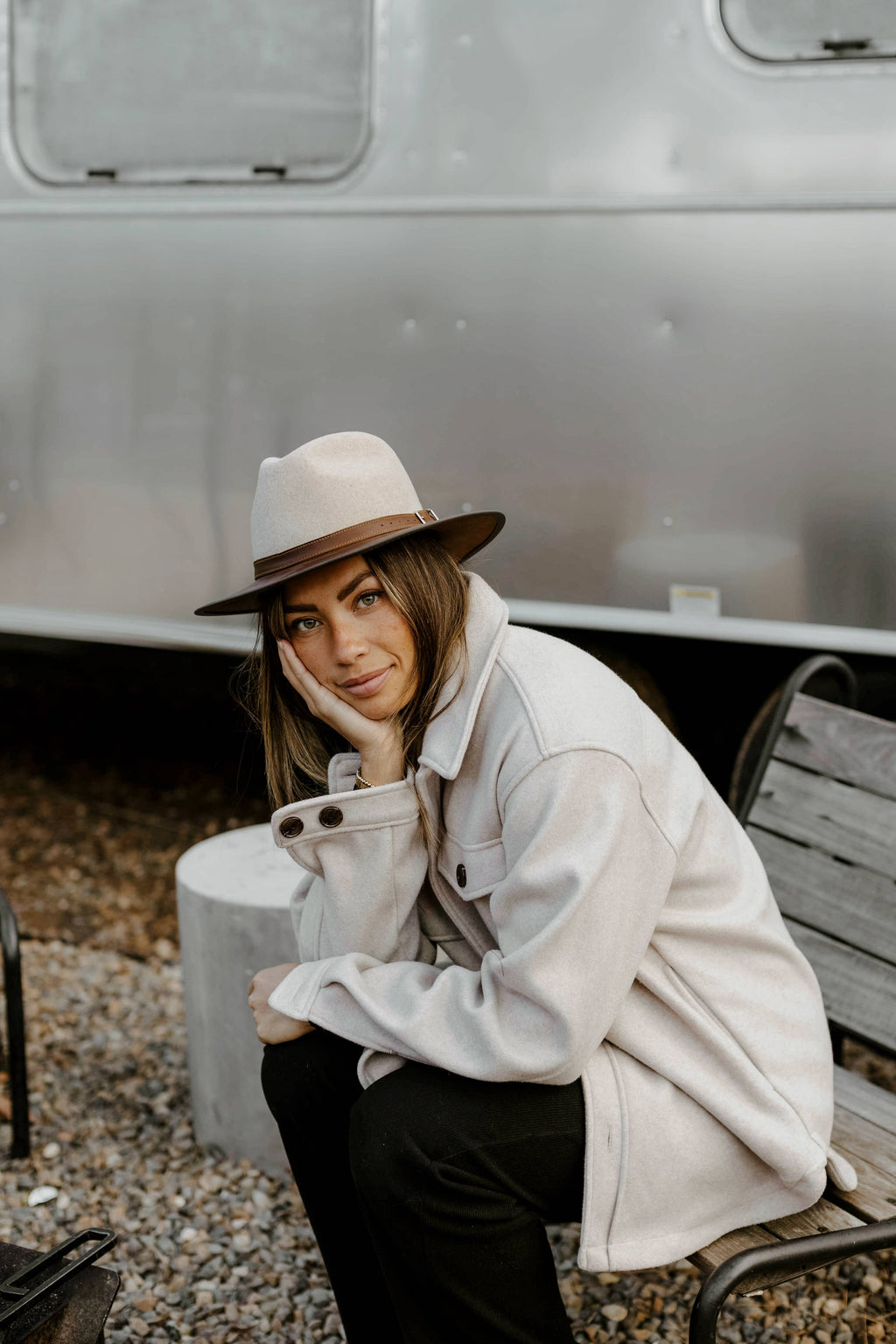 American Hat Makers - Wool Felt Leather Outdoor Fedora Style - Summit