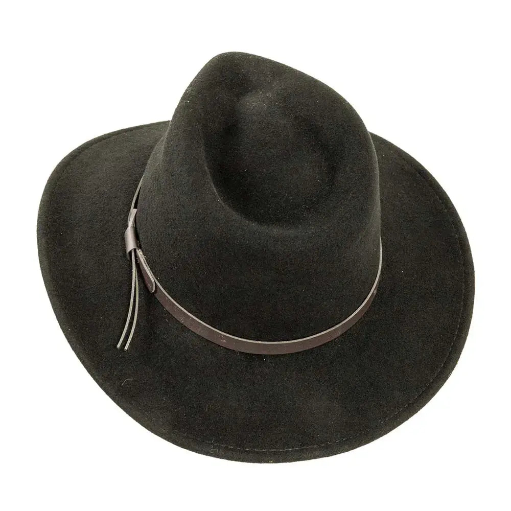American Hat Makers - Crushable Wool Felt Outback Hat - Style Pathfinder