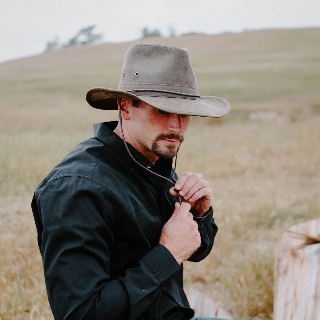 American Hat Makers - Western Weathered Outback Hat - Style Irwin