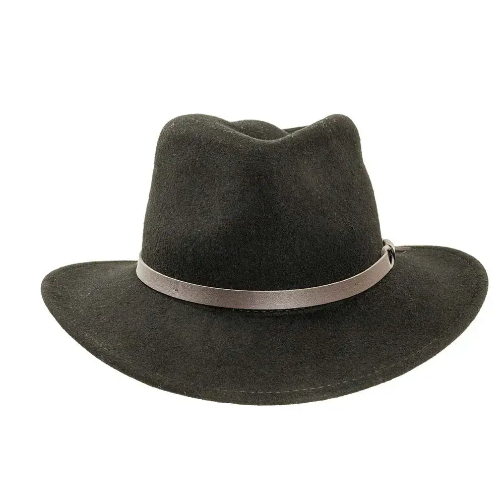 American Hat Makers - Crushable Wool Felt Outback Hat - Style Pathfinder