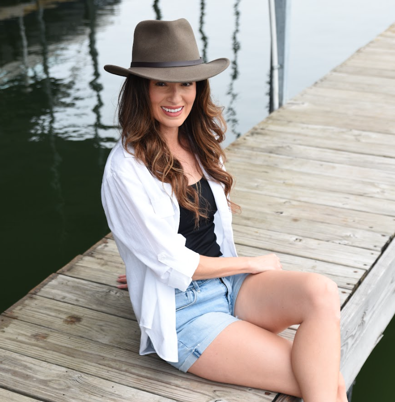 American Hat Makers - Crushable Wool Felt Outback Hat - Style Pathfinder