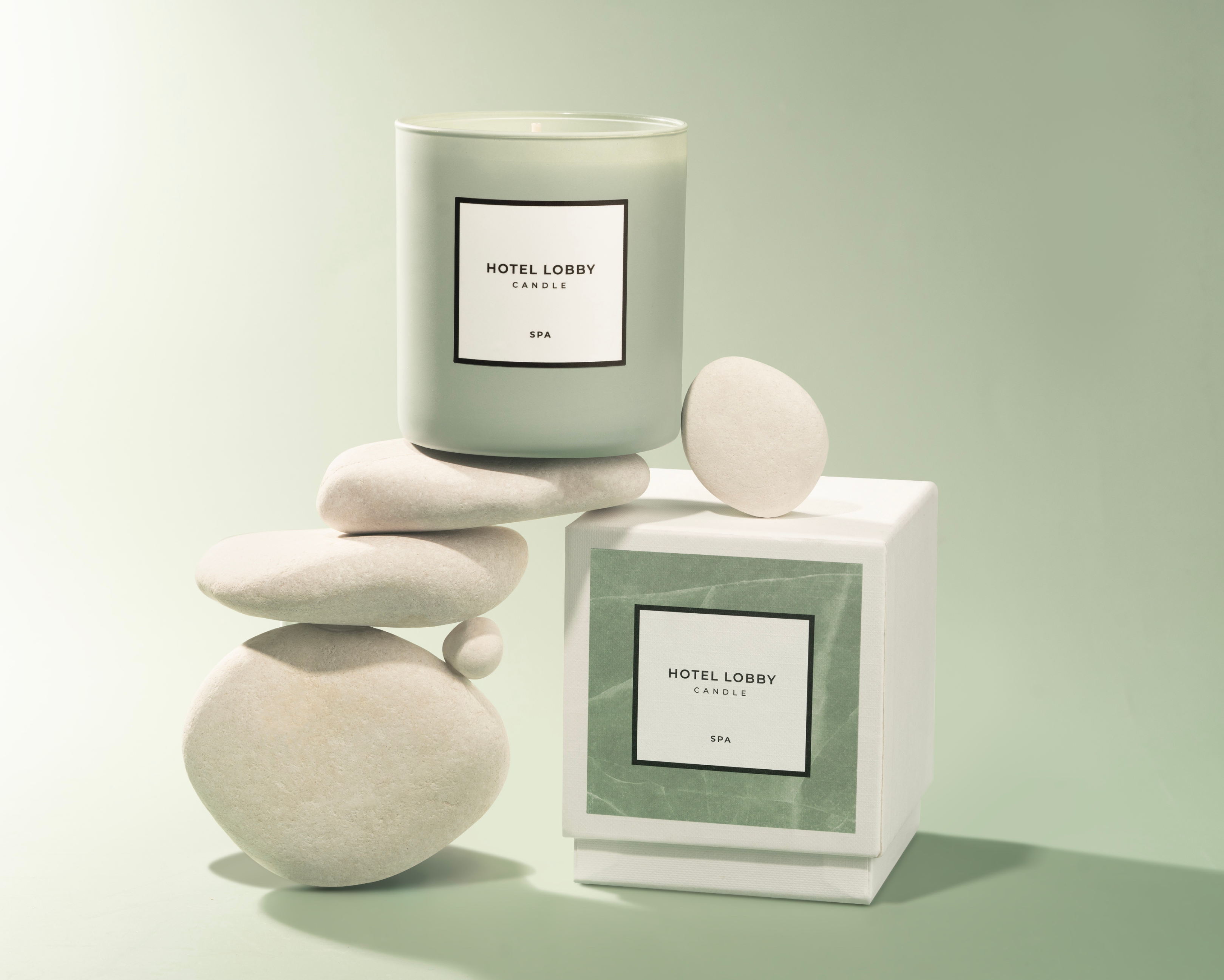 Spa - Relaxing Eucalyptus Luxury Soy Candle - 9.75 oz