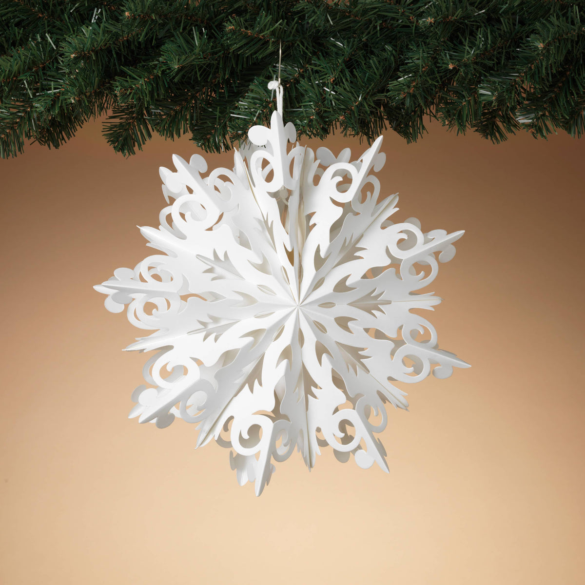 11.8"L Paper Snowflake Ornamen