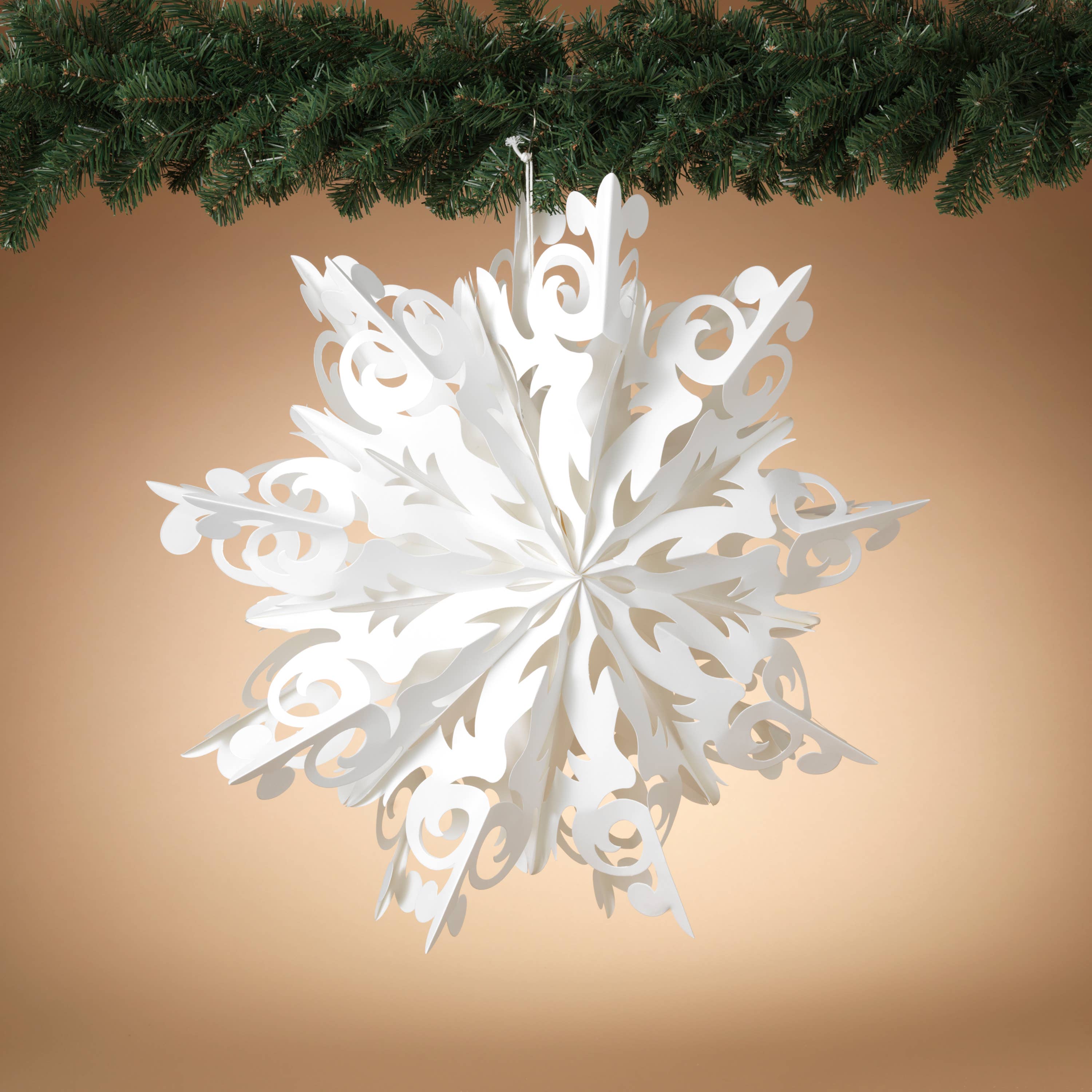 25"L Paper Snowflake Ornamen